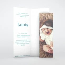 Faire-part Baptême Original^Planet cards Petit nuage et mouton