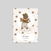 Faire-part Naissance Animaux | Faire-part Naissance Garçon^Planet cards Petit Ours et étoiles
