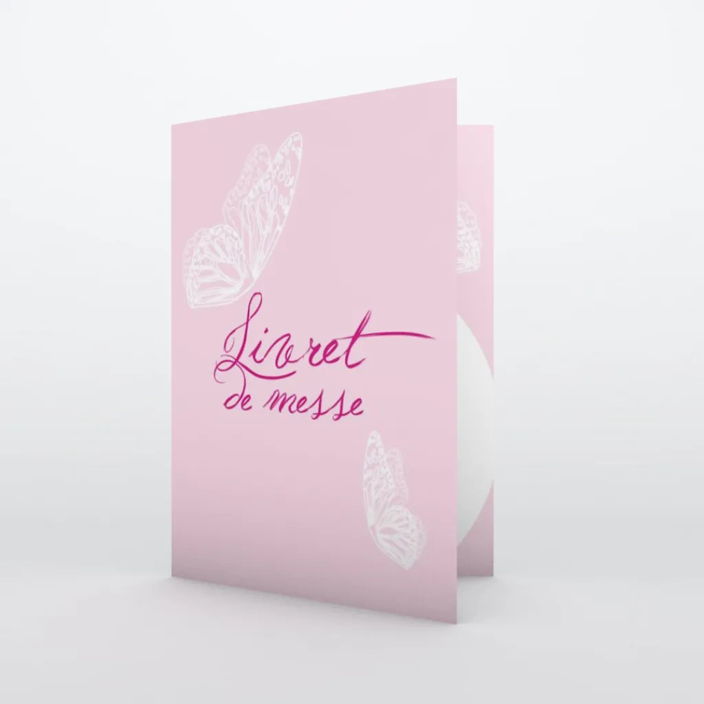 Livret De Baptême^Planet cards Petit papillon