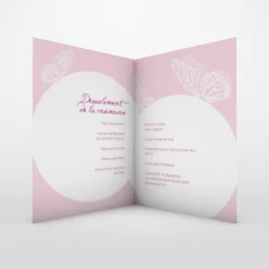 Livret De Baptême^Planet cards Petit papillon