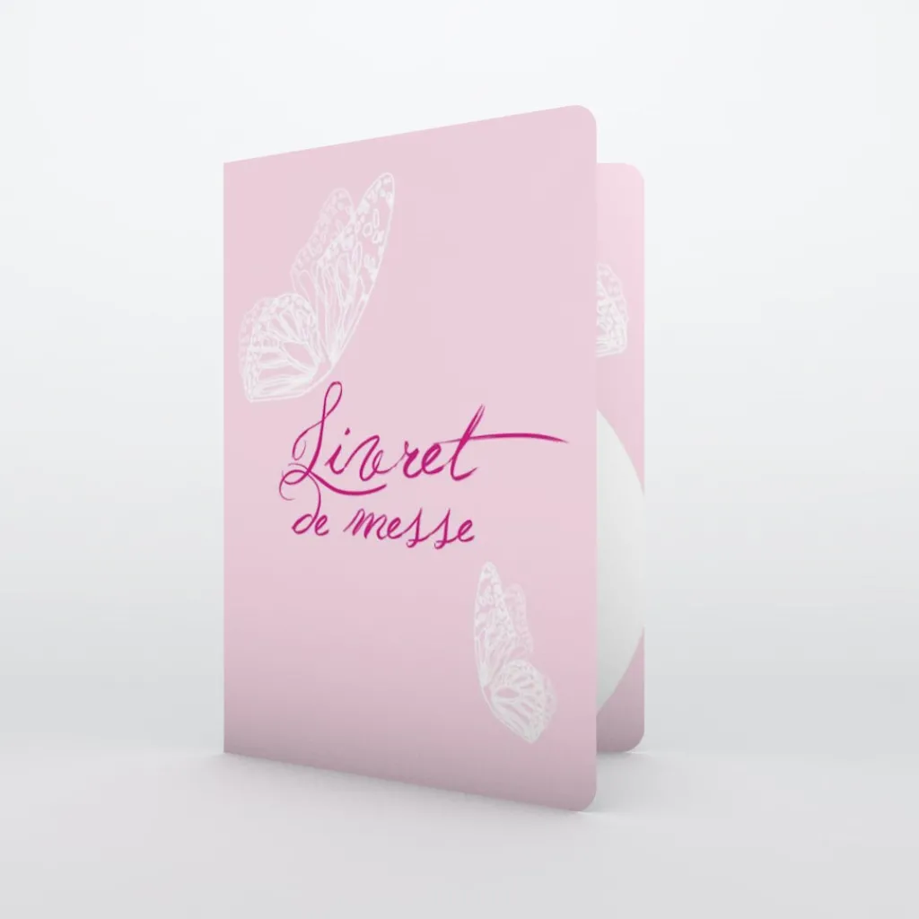 Livret De Baptême^Planet cards Petit papillon
