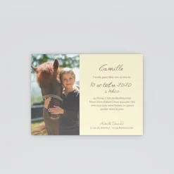 Carte Invitation Anniversaire Enfant Animaux^Planet cards Petit Poney