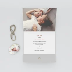 Faire-part Naissance Animaux^Planet cards Petit Renard et Liberty