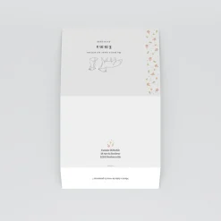 Faire-part Naissance Animaux^Planet cards Petit Renard et Liberty