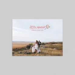 Carte Remerciement Mariage Champêtre^Planet cards Petite Boutonnière