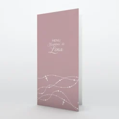 Menu Baptême^Planet cards Petite Croix