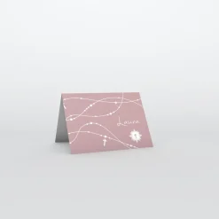 Marque-place Baptême^Planet cards Petite Croix