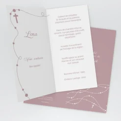 Menu Baptême^Planet cards Petite Croix