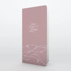 Menu Baptême^Planet cards Petite Croix