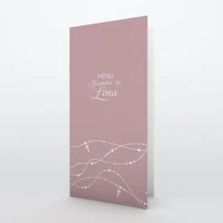 Menu Baptême^Planet cards Petite Croix