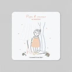 Créations En Collaboration^Planet cards Petite Fille d'honneur