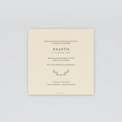 Faire-part Naissance Fille^Planet cards Petite Fleur