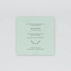 Faire-part Naissance Fille^Planet cards Petite Fleur