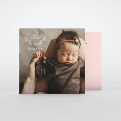 Faire-part Naissance Fille^Planet cards Petite Fleur