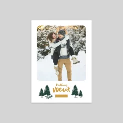 Carte De Vœux Nature | Carte De Vœux Photo^Planet cards Petite Forêt et Renard