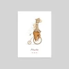 Faire-part Naissance Animaux | Faire-part Naissance Fille^Planet cards Petite Girafe au cirque
