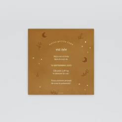Faire-part Naissance Fille^Planet cards Petite Lune