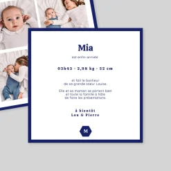 Faire-part Naissance Garçon^Planet cards Petite Soeur