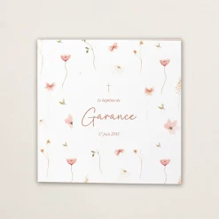Faire-part Baptême Civil | Faire-part Baptême Champêtre^Planet cards Petites fleurs champêtres