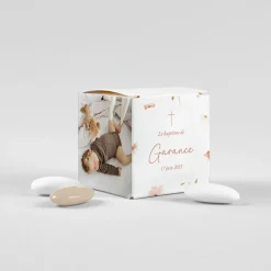 Boîte À Dragées Baptême^Planet cards Petites fleurs champêtres