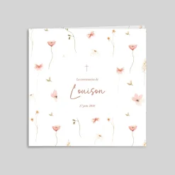 Faire-part Communion^Planet cards Petites fleurs d'été