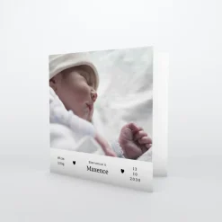 Faire-part Naissance Fille | Faire-part Naissance Garçon^Planet cards Petits cœurs