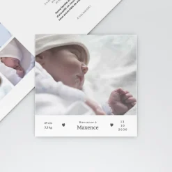 Faire-part Naissance Fille | Faire-part Naissance Garçon^Planet cards Petits cœurs