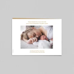 Faire-part Naissance Fille | Faire-part Naissance Garçon^Planet cards Petits Cœurs Parsemés