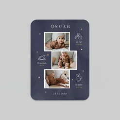 Faire-part Naissance Original | Faire-part Naissance Fille^Planet cards Petits Jouets