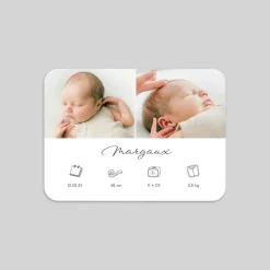 Faire-part Naissance Fille | Faire-part Naissance Garçon^Planet cards Petits Pictos