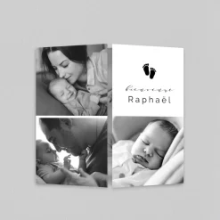 Faire-part Naissance Garçon^Planet cards Petits pieds de bébé