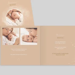 Faire-part Naissance Original | Faire-part Naissance Fille^Planet cards Photo et Cosmos Fille