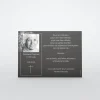 Carte Remerciement Décès^Planet cards Photo et feuillage
