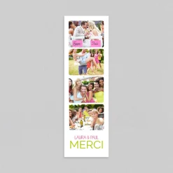 Carte Remerciement Mariage Originale | Carte Remerciement Mariage Marque-page^Planet cards Photobooth
