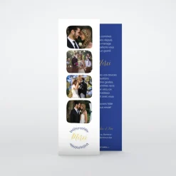 Carte Remerciement Mariage Originale | Carte Remerciement Mariage Marque-page^Planet cards Photobooth mariage