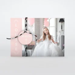 Faire-part Communion^Planet cards Photos et Croix
