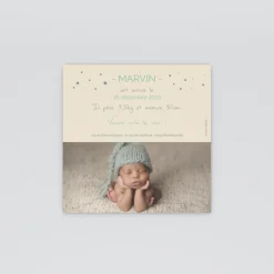 Faire-part Naissance Garçon^Planet cards Photos et étoiles