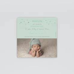 Faire-part Naissance Garçon^Planet cards Photos et étoiles