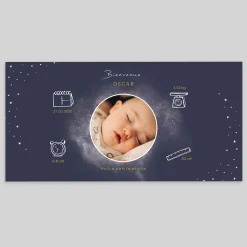 Faire-part Naissance Original | Faire-part Naissance Garçon^Planet cards Pictos et Cosmos Garçon