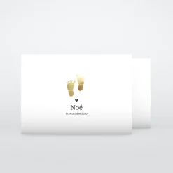 Faire-part Naissance Garçon^Planet cards Pieds Dorés