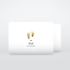 Faire-part Naissance Garçon^Planet cards Pieds Dorés