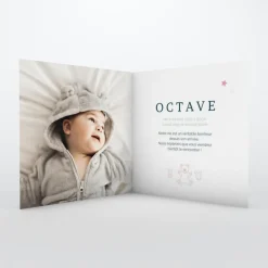 Faire-part Naissance Fille | Faire-part Naissance Garçon^Planet cards Pieds En Pictos