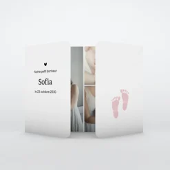 Faire-part Naissance Fille^Planet cards Pieds Roses