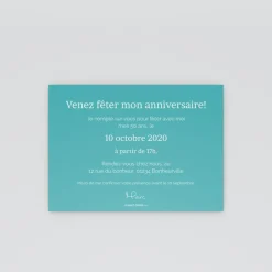 Carte Invitation Anniversaire Adulte Moderne^Planet cards Pêle mêle 50 ans