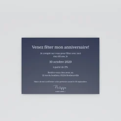 Carte Invitation Anniversaire Adulte Moderne^Planet cards Pêle-mêle 60 ans