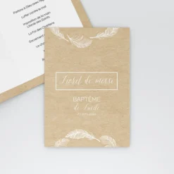 Livret De Baptême^Planet cards Plume et Douceur