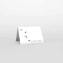 Marque-place Baptême^Planet cards Plumes d'ange