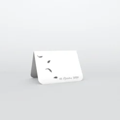 Marque-place Baptême^Planet cards Plumes d'ange