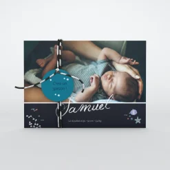 Faire-part Naissance Animaux | Créations En Collaboration^Planet cards Poisson et Coquillage Bleu