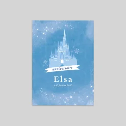 Carte Invitation Anniversaire Enfant Fille^Planet cards Princesse des Neiges